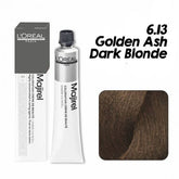 Loreal Professional Majirel Hair Color 50G No 6.13 Golden Ash Dark Blonde  + Oxidant 495Ml Combo